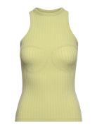 Callie Stitch Tank Top Top Green OW Collection