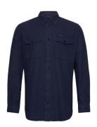 G-Star RAW Marine Slim Shirt L\S Blå