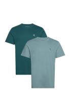 Calvin Klein Jeans 2 Pack Monologo T-Shirt Blå