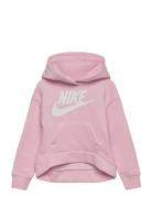 Nike Nike Club Fleece High-Low Pullover Hoodie Rosa