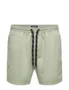Onsted Life Short Swim Noos Badshorts Green ONLY & SONS
