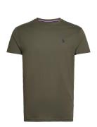 U.S. Polo Assn. Uspa T-Shirt Arjun Men Khaki Green