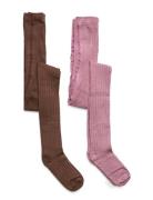 Minymo Stocking - Bamboo Rib Multi/patterned