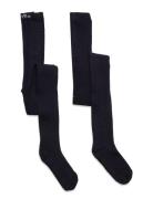 Minymo Stocking - Rib Svart