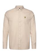 Lyle & Scott Regular Fit Light Weight Oxford Shirt Beige