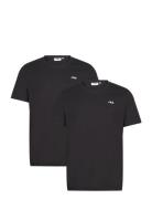 FILA Brod Tee / Double Pack Svart