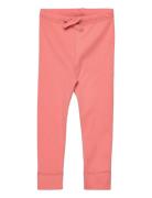 Copenhagen Colors Rib Jersey Leggings W. String Rosa