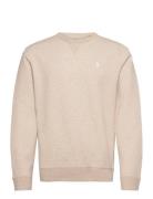 Polo Ralph Lauren Marled Double-Knit Sweatshirt Beige