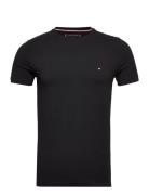 Tommy Hilfiger Core Stretch Slim C-Neck Tee Svart