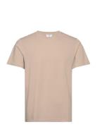 Stretch Cotton Tee Designers T-shirts Short-sleeved Beige Filippa K