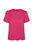 Vmpaula S/S T-Shirt Ga Noos Tops T-shirts & Tops Short-sleeved Pink Ve...
