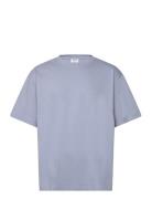 Heavy Crewneck Tee Designers T-shirts Short-sleeved Blue Filippa K