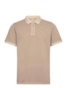 GANT Sunfaded Pique Ss Rugger Beige