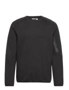 Borg Tech Sweat Crew Sport Sweat-shirts & Hoodies Sweat-shirts Black B...