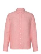 GANT Reg Linen Chambray Shirt Rosa