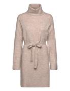 Vila Vivimalina Rollneck L/S Knit Dress/Pb Beige