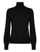 Esprit Collection Basic Roll Neck Jumper, Lenzing™ Ecovero™ Svart