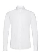 Michael Kors Solid Pique Slim Shirt Vit