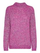 Frspotta Pu 1 Tops Knitwear Jumpers Pink Fransa