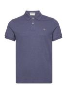 GANT Slim Shield Ss Pique Polo Marinblå