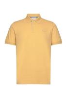 GANT Reg Contrast Pique Ss Polo Gul