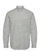 GANT Reg Poplin Gingham Shirt Grön