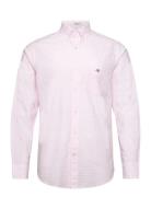 GANT Reg Classic Poplin Gingham Shirt Rosa