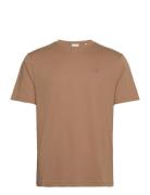 GANT Reg Shield Ss T-Shirt Brun