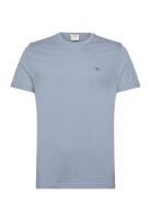 GANT Slim Shield Ss T-Shirt Blå