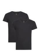 GANT V-Neck T-Shirt 2-Pack Svart