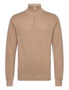 GANT Cotton Pique Halfzip Beige