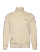 GANT Reg Shield Full Zip Sweat Kräm