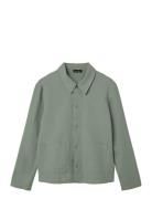 LMTD Nlmnanson Ls Shirt Khaki Green