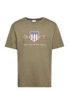 GANT Reg Archive Shield Ss T-Shirt Khaki Green