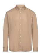 Mads Nørgaard Cotton Oxford Sune Shirt Bd Beige