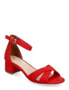 Women Sandals Sandal Med Klack Red Tamaris