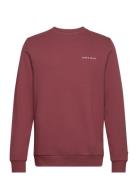 Lyle & Scott Embroidered Crew Neck Sweatshirt Burgundy