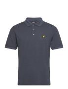 Lyle & Scott Marl Polo Shirt Marinblå