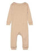 Copenhagen Colors Melange Full Body Romper Beige