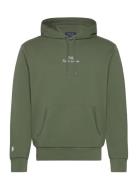 Polo Ralph Lauren Logo Double-Knit Hoodie Grön