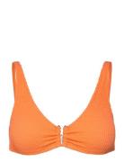 Lindex Swim Bra Adelle Crepe Orange