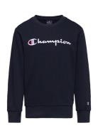 Champion Crewneck Sweatshirt Marinblå