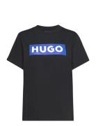 HUGO BLUE Vintage Tee_B Svart