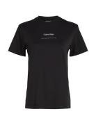 Calvin Klein Multi Logo Regular T-Shirt Svart