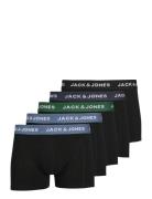 Jack & J S Jacsolid Trunks 5 Pack Op Svart