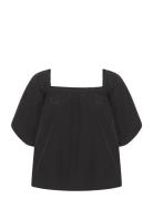 Gestuz Pampagz Off Shoulder Blouse Svart