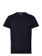 Lily Tee Designers T-shirts Short-sleeved Navy Morris