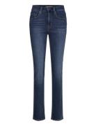 LEVI´S Women 724 High Rise Straight Shine O Blå