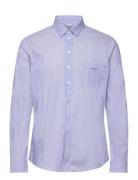 Mmgmalo Stripe Shirt Tops Shirts Casual Blue Mos Mosh Gallery