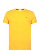 GANT Contrast Logo Ss T-Shirt Gul